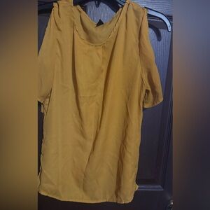 SHEIN Mustard Blouse